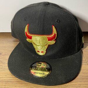 Chicago Bulls New Era Gold on Team Snapback “Chinese New Year” - Rare! NBA